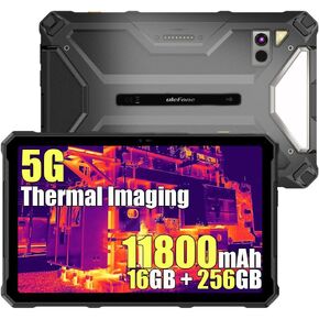 Ulefone Armor PAD 4 Ultra Thermal Imaging 5G Tablet,16GB RAM+256GB ROM,10.36" FHD+ 2K Display,11800mAh Industrial Tablet PC,50MP+32MP,IP68 Andriod 14 Rugged Tablets,Versatile LED Light/OTG/GPS/NFC
