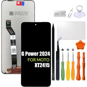Replacement for Motorola Moto G Power 2024 LCD Screen for moto G Power 5G (2024) XT2415 Screen Touch Digitizer Assembly LCD Display with Repair kit