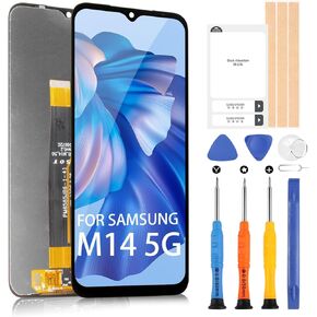 Screen Replacement for Samsung Galaxy M14 5G LCD Display M146 Touch Screen Digitizer Assembly Repair Parts for SM-M146B,SM-M146B/DS,SM-M146B/DSN(Black,6.6 inch)