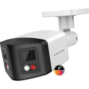 VIKYLILN 5MP Full Color PoE IP Varifocal Bullet Camera Outdoor,5xOptical Zoom IP Camera 2.7~13.5mm Motorized Lens,Smart Dual Light, 2- Way Audio,SD256GB,AI Human/Vehicle Detection