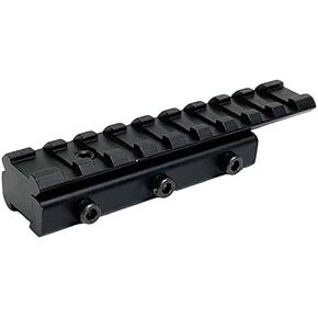 3/8" 11mm to 7/8" 20mm Dovetail to Picatinny Adapter Mount, Low Profile Dovetail to Picatinny Rail Adapter 11mm to 21mm Picatinny Riser Mount