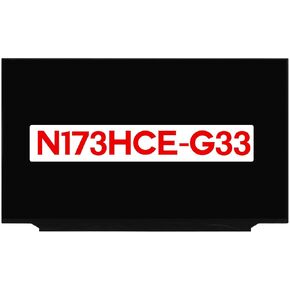 17.3" N173HCE-G33 N173HCE G33 Non-Touch Screen 40 Pins 144 Hz FHD 1080P LCD Replacement Display Panel(Without Frame Rate)