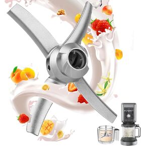 Replacement Paddle Blade for Ninja Deluxe NC501 NC500 Series Ice Cream Makers, Creami Paddle Stainless Steel Ice Creami Accessories Compatible with Ninja Creamerizer CN501CO NC500C NC501C NC501H