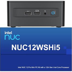 Intel NUC12, ASUS NUC12 NUC12WSHi5 Wall Street Canyon Mini Computer 12th Gen Intel Core i5-1240P, 12 Cores(4P+8E), 16 Threads, 12MB Cache, Intel Iris Xe Graphics,16GB RAM,512GB PCIe SSD, Win 11 Pro