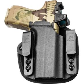 Universal Hybrid Kydex&Nylon Holster for Pistols, Gun Holsters for Men/Women, 9mm Holsters for Pistols, Concealed Carry 380 Holster for Women,Fits G19 G17,M&P Shield and Similar Handgun