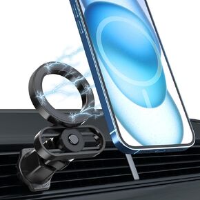 for MagSafe Car Mount, Adjustable [Quick Install] Ultra Magnetic car Phone Holder, Air Vent Phone Holders for Your Car, Car Accessories Fit for iPhone 16 Pro Max 15 14 13 12 Plus Mini for Men Women