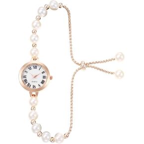 ADSBIAOYE Women's Fashion Simple Floral Bracelet Watch Diamond Quartz Light Luxury Watch in Kuwait
