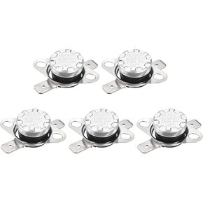 KSD301 Thermostat 135C NC Temperature Thermal Control Switch, [for Microwave Oven Refrigerators] - Normally Closed/5pcs