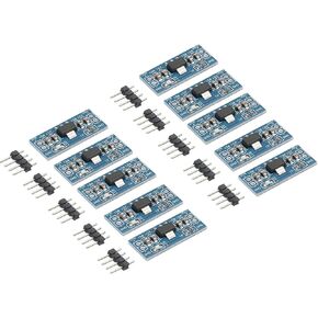 MECCANIXITY DC-DC Buck Converter Voltage Regulator AMS1117 4-12V to 1.8V 0.8A Blue for Power Transformers with Frequency Pin Pack of 10