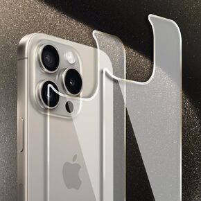 for iPhone 15 Pro Max Back Glass Protector [3-Pack], iPhone 15 Pro Max Back Screen Protector Rear Tempered Glass HD Clarity Compatible with iPhone 15 Pro Max (6.7 inch)