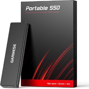 120GB Portable SSD Up to 350MB/s USB 3.2 Gen 1 External SSD with Dustproof/High Temperature Resistance Type-C External Solid State Drive Reliable Storage