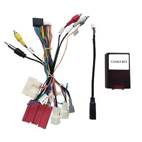 16pin Car Radio Stereo Power Retrofit Harness Cable Wire for Mazda 6 Atenza CX-5 2013+ w/Bose Amp Retain OEM Rearview Camera USB Adapter
