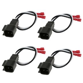 72-5600 Speaker Harness Replacement for Ford Speaker Wire Harness Adapter Replacement for Ford F150 F250 Escape Mustang Lincoln Mercury Mazda Speaker Wiring Harness Adapter - 4 PCS