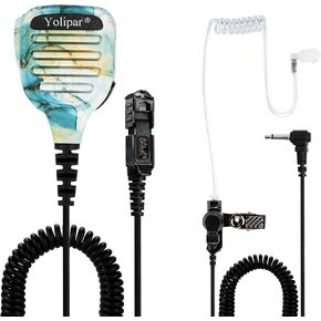 Radio Shoulder Speaker Mic Handheld Microphone with 3.5mm Audio Jack Compatible with Motorola XPR 3000 3300 3300E 3500 3500E