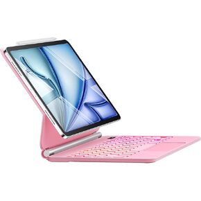 For iPad Pro 11 inch Case with Keyboard,Keyboard Case for iPad Air 11 inch (M2) 2024 & iPad Pro 11 inch (1st/2nd/3rd/4th Gen),Magic-Style Magnetic - Backlit Keyboard Case with Multi-Touch Trackpad in Saudi Arabia