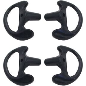 2Packs Replacement Silicone Gel Earplug Earbuds (Left and Right) for Two Way Radio Headset Air Acoustic Earpiece Headset Walkie Talkie Earpiece (Small)