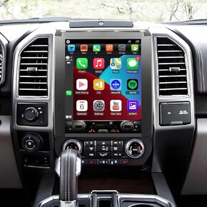 for Ford F150 Radio Upgrade 2019 2020,12.1inch QLED Touch Screen Stereo,8 Core CPU,Carplay Android Auto Ready,Keep OEM Camera and Steering Wheel Control