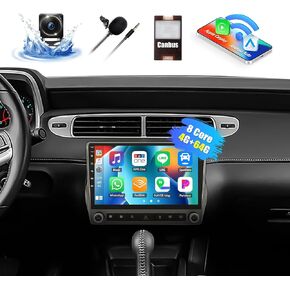8-Core 4G+64G Car Radio for Chevrolet Chevy Camaro 2010-2015 with Wireless CarPlay Android Auto 9" IPS Android 13 Head Unit Touch Screen Car Stereo with DSP Bluetooth 5.0 GPS Navigation Backup Camera in Kuwait