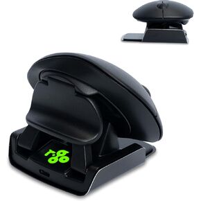 R-Go Twister Ambidextrous Mouse, Ergonomic Vertical, with Break Software, Duo Connection(Bluetooth&USB C), Silent Click, Prevention Mouse Arm, Rechargeable Wireless Mouse for Windows/Mac/Linux, Black