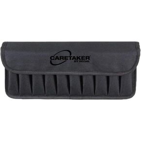 (Firearm Safety Devices) – FSDC Caretaker 10 Magazine Storage Pouch for Single-Stack Magazines – Water-Resistant and Durable – Black – ‎13" x 5.5" x 2"