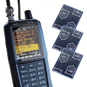 Screen Protectors Compatible With BCD436HP Police Scanner Radio | 3-Pack, Protects Police Scanner Radio Screen from Scratches