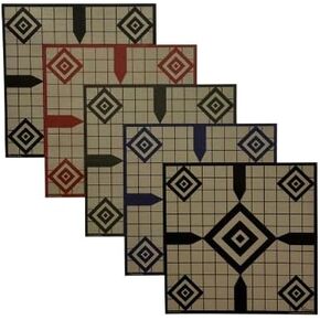 5-Diamond Colored Passive Thermal Targets, 5 Pack, Zeroing Thermal Targets with Diamond Bullseye