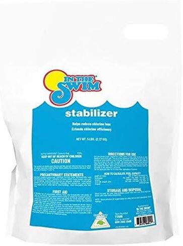 In The Swim Stabilizer and Conditioner - Increase Chlorine Sanitizer Efficiency - 100% Cyanuric Acid - 5 Pound in Kuwait