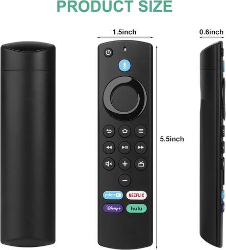 Replacement Voice Remote Control Applicable for Fire AMZ Smart TVs Stick (2nd/3rd Gen),TVs Cube(1st/2nd/3rd Gen),TVs Stick(4K/4K Max/Lite),Smart TVs(3rd Gen) in Saudi Arabia