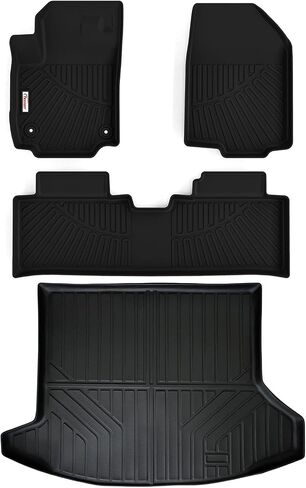 TESSON Floor Mats Accessories 2 Row Liners Set &Cargo Liners Custom Fit for 2024 2025 Chevrolet Chevy Trax,All Weather Guard TPE Rubber Car Mats Carpet & Rear Trunk Mats in Saudi Arabia