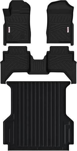 TESSON Floor Mats Accessories 2 Row Liners Set &Cargo Liners Custom Fit for 2024 2025 Chevrolet Chevy Trax,All Weather Guard TPE Rubber Car Mats Carpet & Rear Trunk Mats in Saudi Arabia