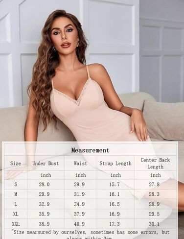 Avidlove Spaghetti Strap Slip Dress Lace Trim Full Slips for Under Dresses Sexy Nightgown in Saudi Arabia
