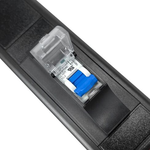 Metered-Breaker-Surge Protection PDU, 240V, L6-50P, 50A, 12000W, 4 C13 & 4 C19 Outlets, Rack Mount in Saudi Arabia