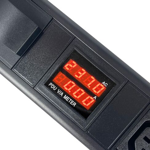 Metered-Breaker-Surge Protection PDU, 240V, L6-50P, 50A, 12000W, 4 C13 & 4 C19 Outlets, Rack Mount in Saudi Arabia