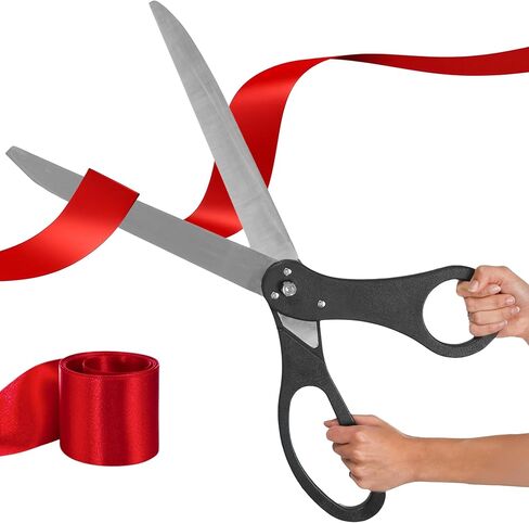 25" Black Grand Opening Scissors –Black Giant Scissors for Ribbon Cutting Ceremony 25 Inch Black Scissors Heavy Duty Scissors Giant Ribbon Cutting Scissors for Inauguration Ceremonies & Special Events in Kuwait