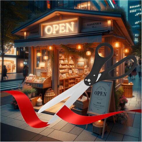 25" Black Grand Opening Scissors –Black Giant Scissors for Ribbon Cutting Ceremony 25 Inch Black Scissors Heavy Duty Scissors Giant Ribbon Cutting Scissors for Inauguration Ceremonies & Special Events in Kuwait