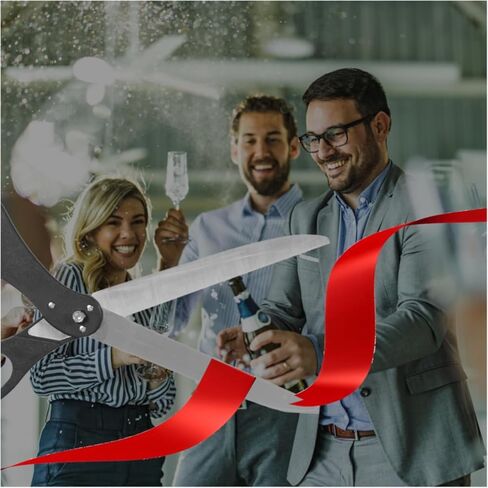 25" Black Grand Opening Scissors –Black Giant Scissors for Ribbon Cutting Ceremony 25 Inch Black Scissors Heavy Duty Scissors Giant Ribbon Cutting Scissors for Inauguration Ceremonies & Special Events in Kuwait