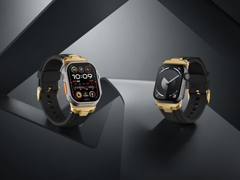 سوار رياضي مناسب لساعة Apple Watch Ultra 2/Ultra Bands 49 مم 46 مم 45 مم 44 مم 42 مم (السلسلة 3)، موصل عريض متين من الفولاذ المقاوم للصدأ 316L حزام سيليكون متين لـ iWatch Ultra 10 9 8 7 6 5 4 3 SE in Kuwait