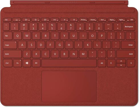 غطاء Microsoft Surface Go Signature Type الجديد - أحمر خشخاش (متجدد) in Saudi Arabia