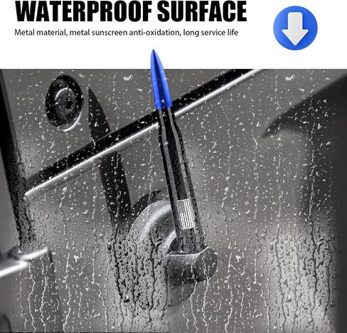 1 PC Car Bullet Modified Antenna, American Flag Printed Stable Signal Receiving Antenna, Patriotic Decorative Replacement Accessories, Suitable for Ford F150, Wrangler, Jeep, Chevrolet (Blue) in Saudi Arabia