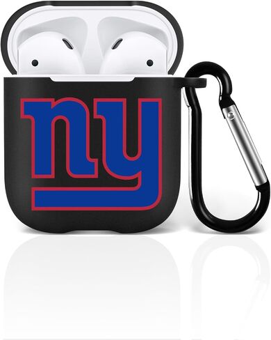 fit Broncos for AirPods 1/2 Case Cover, Designed for AirPods 1/2 Case,[Three-Layer Upgraded Protection] Soft Skin Friendly Liquid Silicone Case Cover Accessories with Keychain in Saudi Arabia