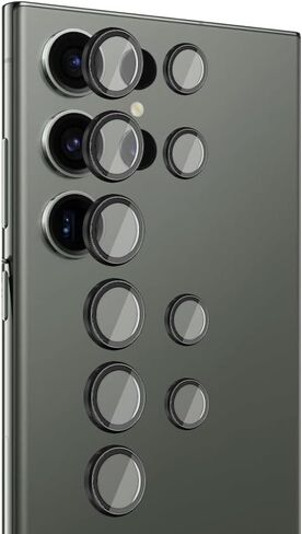 قطعتان من واقي عدسة الكاميرا من الزجاج المقوى لهاتف سامسونج جالاكسي S23 الترا 5G [لا يؤثر على الفلاش] in Kuwait