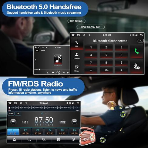 8-Core 4G+64G Car Radio for Chevrolet Chevy Camaro 2010-2015 with Wireless CarPlay Android Auto 9" IPS Android 13 Head Unit Touch Screen Car Stereo with DSP Bluetooth 5.0 GPS Navigation Backup Camera in Kuwait