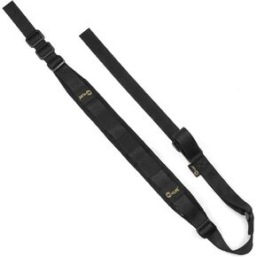 CVLIFE Two Point Padded Sling, Upgrade Wide Pad Gun Sling with Removable Shoulder Strap, Rifle Sling Easily Adjust Length, 1.25" Wide Tube Webbing Sling with Wide Pad, Fast Loop for Outdoors