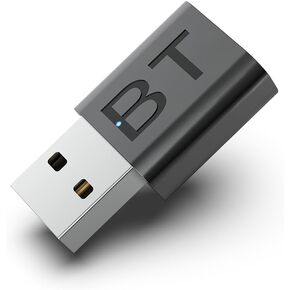 Mini USB Bluetooth Receiver,2 in 1 Wireless Adapter,Plug and Play Wireless Audio Transmitter for TV to Bluetooth Headphones,Low Latency,Power by USB for TV/PC Home/Car Sound System