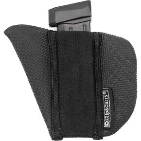 Clip & Carry Universal Pocket Magazine Holder | Ambidextrous Concealed Carry Pocket Mag Holster Carrier Pouch Fits All Mag Sizes Such as 9mm, .45 Single Stack or Double Stack