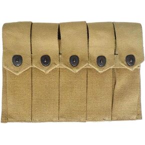 Replica WW2 US 5 Cells Thompson Magazine Bag Pouch Bag