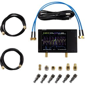Nooelec NanoVNA v2 (S-A-A-2) Bundle - 50kHz-3GHz Vector Network Analyzer w/Shielding, Calibration Kit, 6pc Attenuators and More! Support Innovation-Portion of Profits Donated to Original VNA Designer
