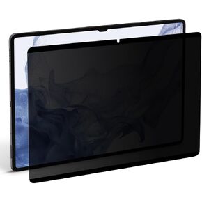 واقي شاشة مغناطيسي بأربعة اتجاهات بزاوية 360 درجة لجهاز Galaxy Tab S8/S7 مقاس 11 بوصة، قابل للإزالة وإعادة الاستخدام ومضاد للتجسس ومضاد للوهج [وضع المناظر الطبيعية والصورة في وقت واحد] [يدعم الوضع الأفقي والرأسي