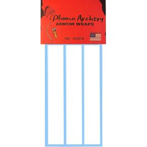 Arrow Wraps | Cut for Standard and Reduced Diameter Carbon Archery Shafts | Made for Arrows with Max Outside Diameter (OD) of 0.310 Inches | Length 6 Inches | Quantity - 12