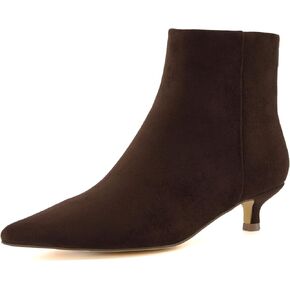 CUSHIONAIRE Women's Barbi Kitten Heel Bootie +Memory Foam, Wide Widths Available